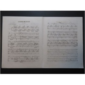 D'ALBANO Gaston L'éloge du chant Piano Chant ca1840