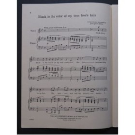 NILES John Jacob Black is the Color Chant Piano 1951