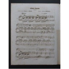 BOIELDIEU Adrien Étoile Polaire Chant Piano ca1850