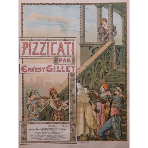 GILLET Ernest Pizzicati Piano 1894