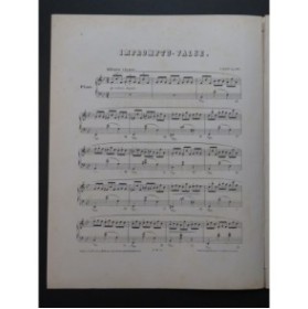 RAFF Joachim Impromptu-Valse Piano ca1865