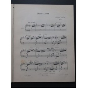 GODARD Benjamin Novelette Piano 1893