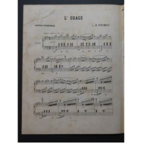STEIBELT Daniel L'Orage Piano 1885