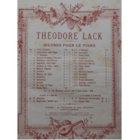 LACK Théodore Idilio Piano 1889