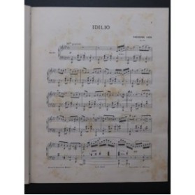 LACK Théodore Idilio Piano 1889