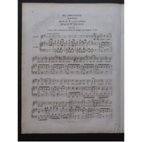 PUGET Loïsa Ma Chevrette Chant Piano ca1840