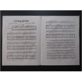 LEDUC Alphonse L'Oiseau des Bois Chant Piano ca1864