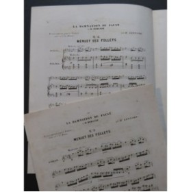 BERLIOZ Hector La Damnation de Faust No 2 Piano Violon ca1882