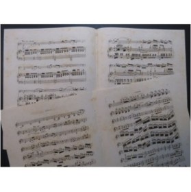 PÉRIER Em. Ni Larmes Ni Regrets A. Boieldieu Fantaisie Violon Piano ca1880