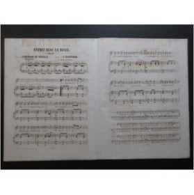 BLANCHARD A. Entrez dans la danse Chant Piano 1859