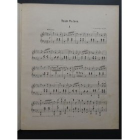WIDOR Ch. M. Valse No 1 Op. 11 Piano ca1880