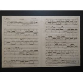 SCHUBERT Franz L'Attente Chant Piano ca1840