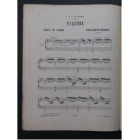 GODARD Benjamin Fileuse Piano ca1905