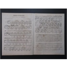 HOCMELLE Edmond Miroir et souvenir Chant Piano ca1850