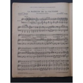 BOREL-CLERC Ch. La Madelon de la Victoire Chant Piano 1918