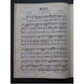 DUPREZ G. Maria Chant Piano ca1860