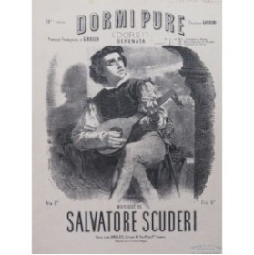 SCUDERI Salvatore Dormipure Chant Piano ca1875