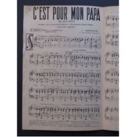 OBERFELD G. C'est pour mon Papa Orchestre 1930