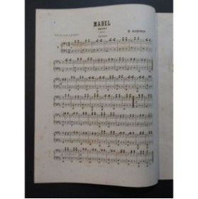 GODFREY D. Mabel Valses Piano 4 mains ca1867