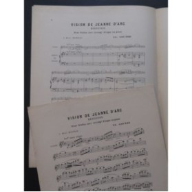 GOUNOD Charles Vision de Jeanne d'Arc Violon Piano ou Orgue ca1888