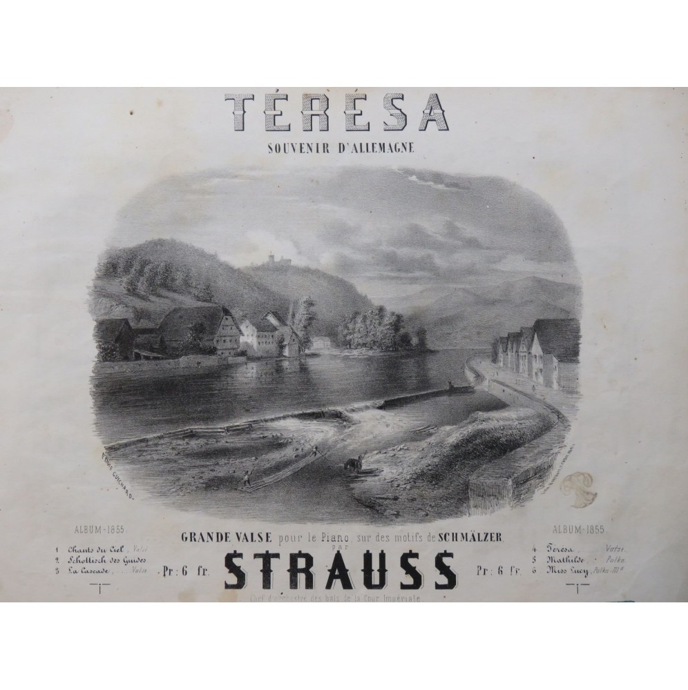 STRAUSS Johann Térésa Piano 1855
