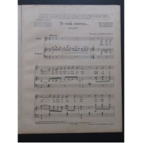 TIBOR Kalmar Te csak szeress...Chant Piano 1914