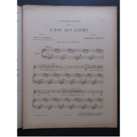 GEORGES Alexandre L'Eau qui court Chant Piano 1926