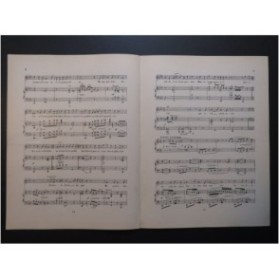 AUBERT Gaston Vieux Souvenirs Pousthomis Piano Chant 1909