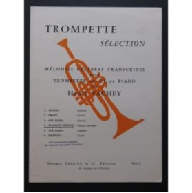 RIMSKY-KORSAKOW N. Chanson Indoue Piano Trompette ou Clarinette 1963