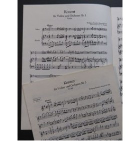 MOZART W. A. Concerto No 3 KV 216 Piano Violon