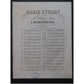 NIEDERMEYER Louis Marie Stuart No 4 Chant Piano XIXe