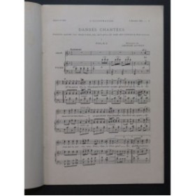 AUVRAY Georges ESTÈBAN-MARTI Danses Chantées Chant Piano 1901