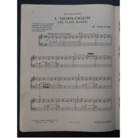 VAILLANT H. Contes de Pierrot 6 Pièces Piano 1937
