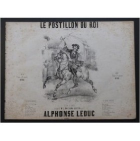 LEDUC Alphonse Le Postillon du Roi Piano ca1845