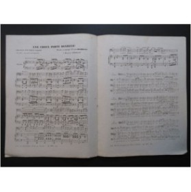 HOCMELLE Edmond Une croix porte bonheur Chant Piano ca1850