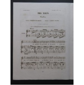 TALEXY Adrien Tes Yeux Chant Piano ca1840
