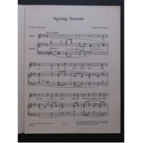IRELAND John Spring Sorrow Chant Piano 1918