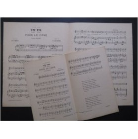 COURTOIS Paul Ypa Ypa pour le Czar Chant Piano 1896