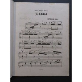 LEFÉBURE-WÉLY Titania Piano ca1868