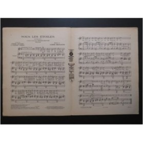 MESSAGER André Sous les Étoiles Chant Piano 1926