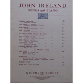 IRELAND John I have twelve oxen Chant Piano