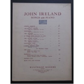 IRELAND John I have twelve oxen Chant Piano