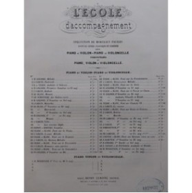 GOLDNER W. Andante Villanelle et Rondo Piano Violon ca1870