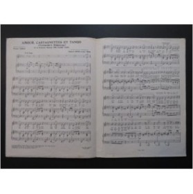 ADLER Richard ROSS Jerry Amour Castagnettes et Tango Chant Piano 1954