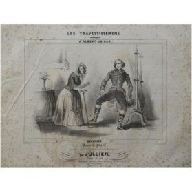 GRISAR Albert Les Travestissements Piano ca1840