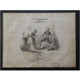 GRISAR Albert Les Travestissements Piano ca1840