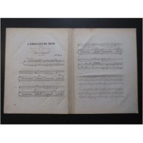 PUGET Loïsa L'Angélus du soir Chant Piano ca1840