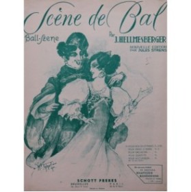 HELLMESBERGER Joseph Scène de Bal Violon Piano 1934