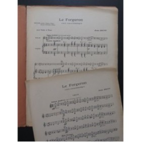 DYFF Jean Le Forgeron Piano 2 Violons ca1925