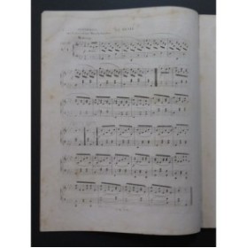 BEETHOVEN Six Valses et une Marche Funèbre Piano ca1860